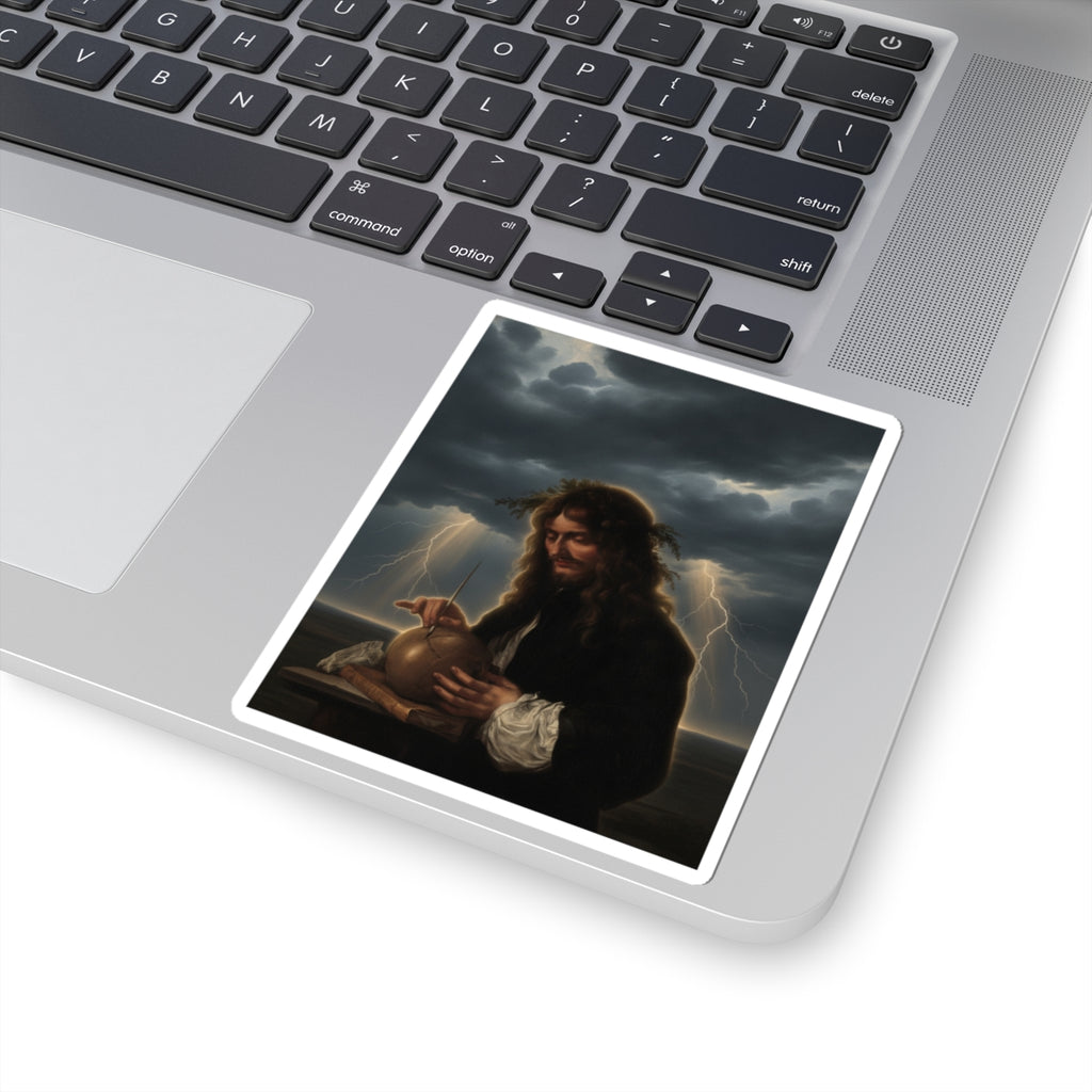 Dramatic Storm — Person — Kiss-Cut Sticker