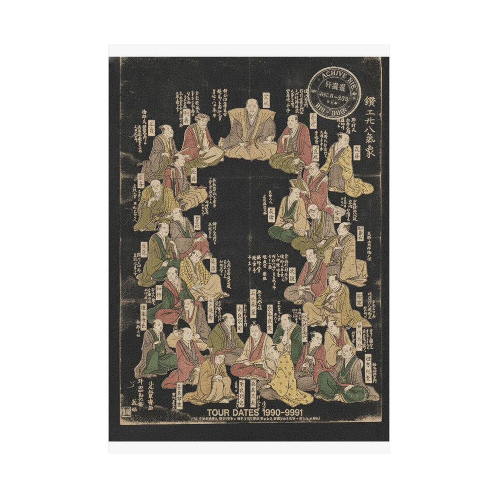 Vintage Bootleg — Portraits Of Twenty-Eight Metal Artists — Matte Poster
