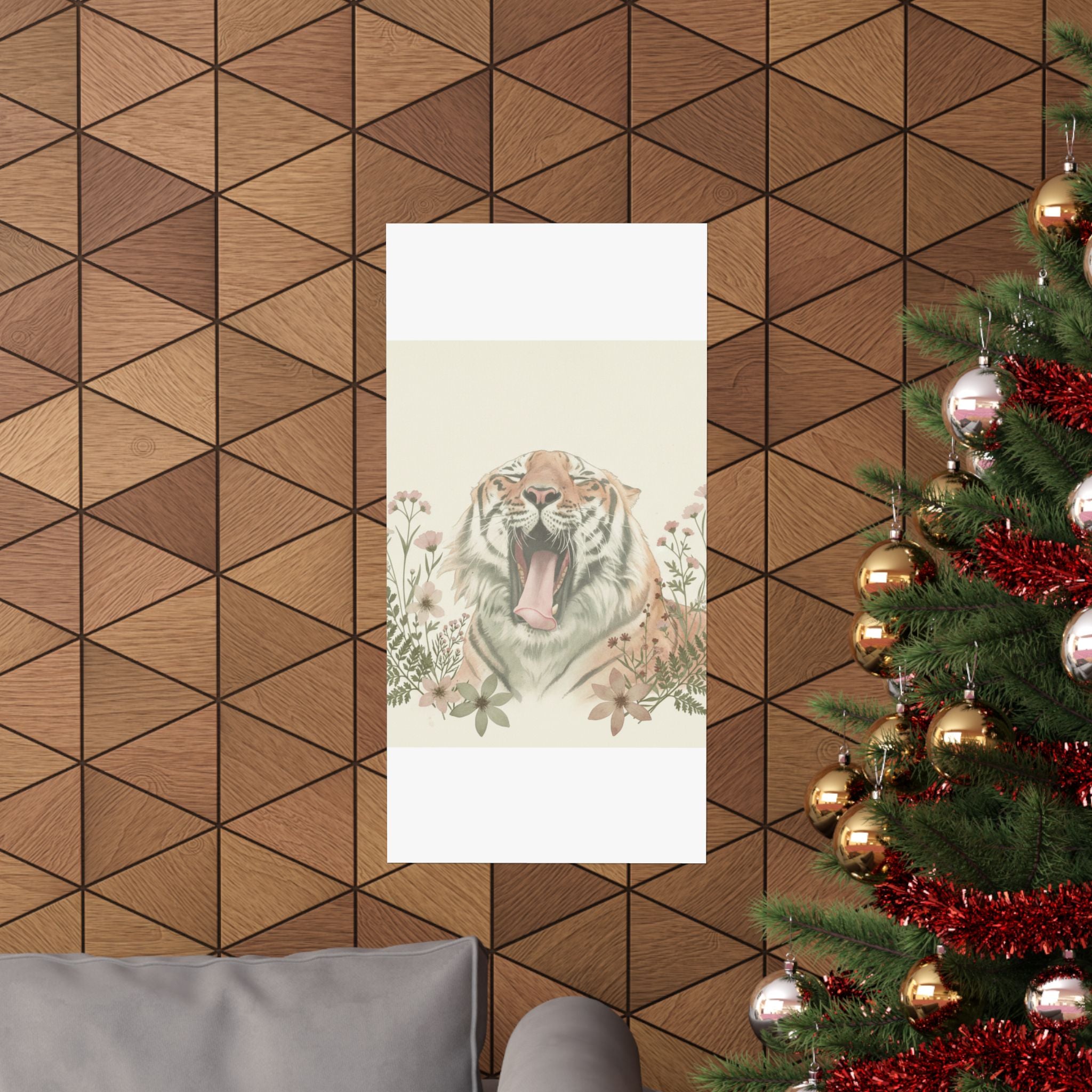 Botanical — Tiger — Matte Poster