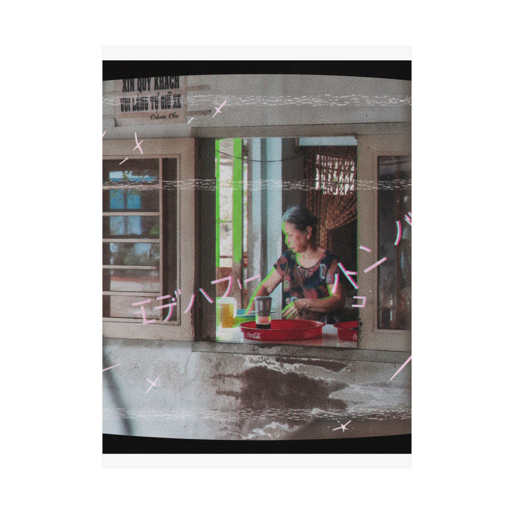 Glitch Culture — Person — Matte Poster