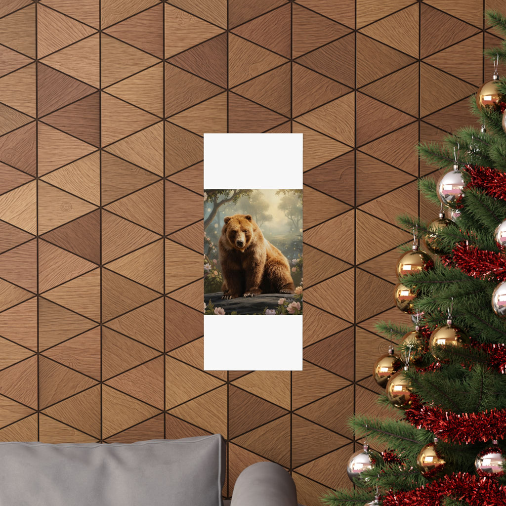 Scenic Nature — Bear — Matte Poster