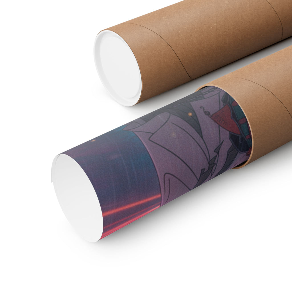 Neon Noir — Kabuki Actors Ichimura Uzaemon Ix As Ko-Kakeyama And Ōtani Hiroji Iii As Kōga Sa — Matte Poster