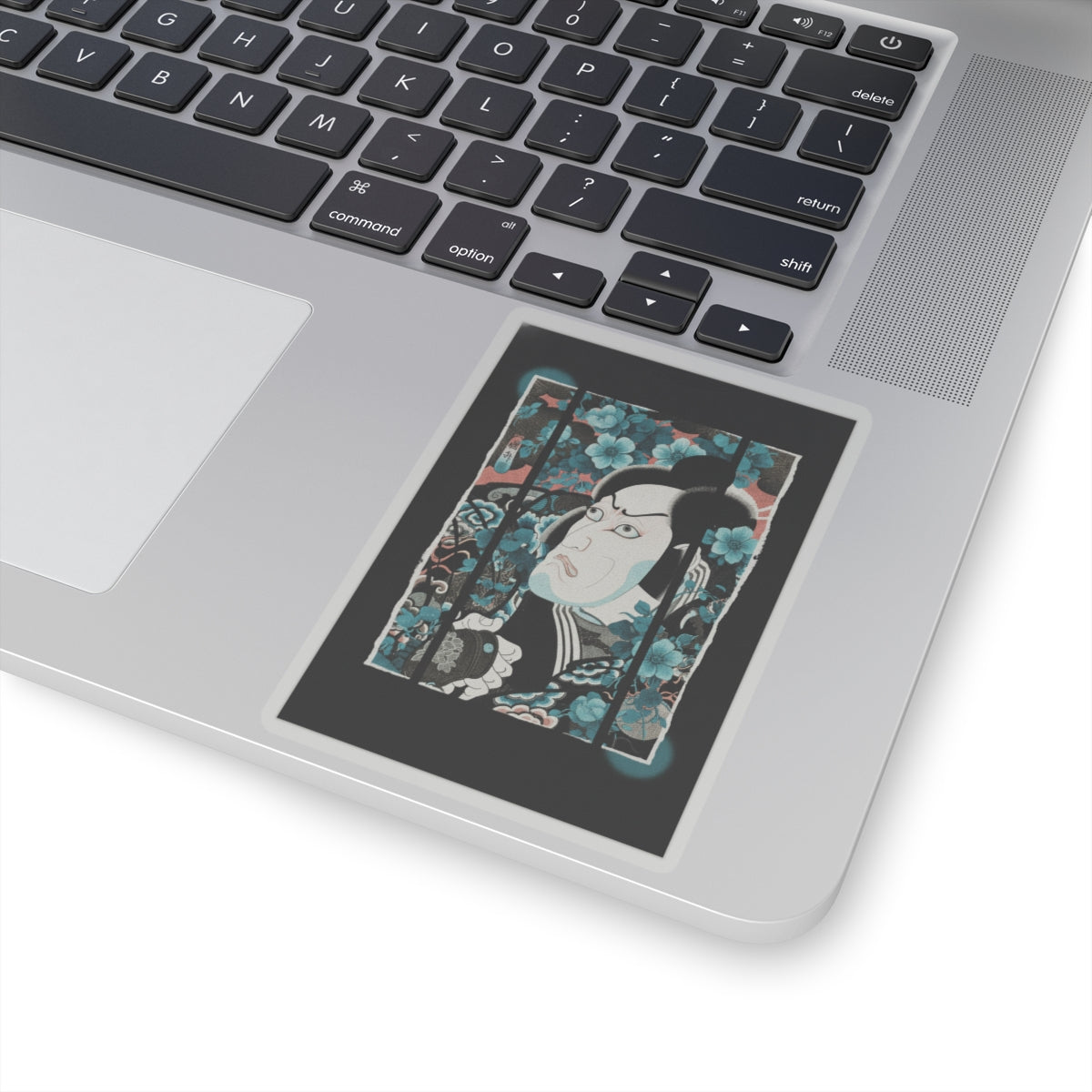 Streetwear Collage — Kabuki Actor Ichikawa Ebizō V As Kumagai Jirō Naozane — Kiss-Cut Sticker