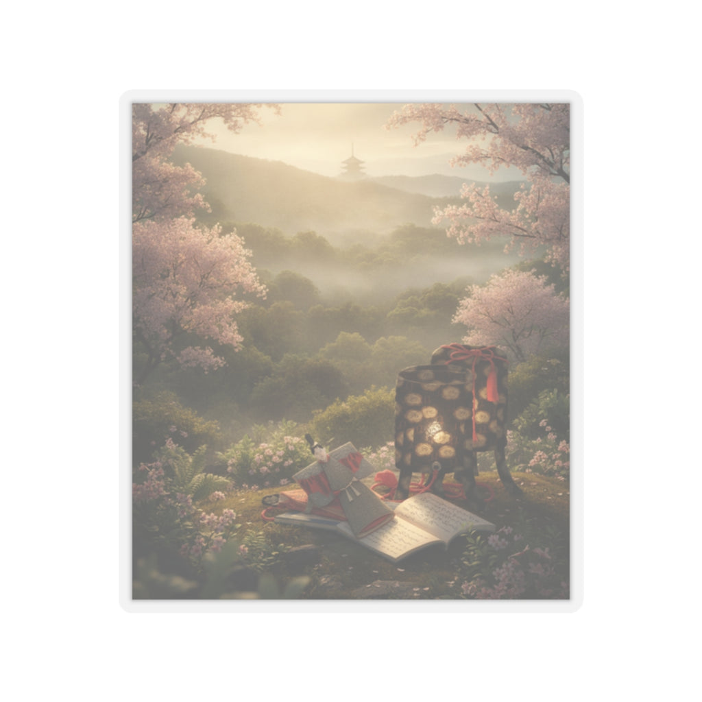 Scenic Nature — The Doll Festival, Third Day Of The Third Month — Kiss-Cut Sticker