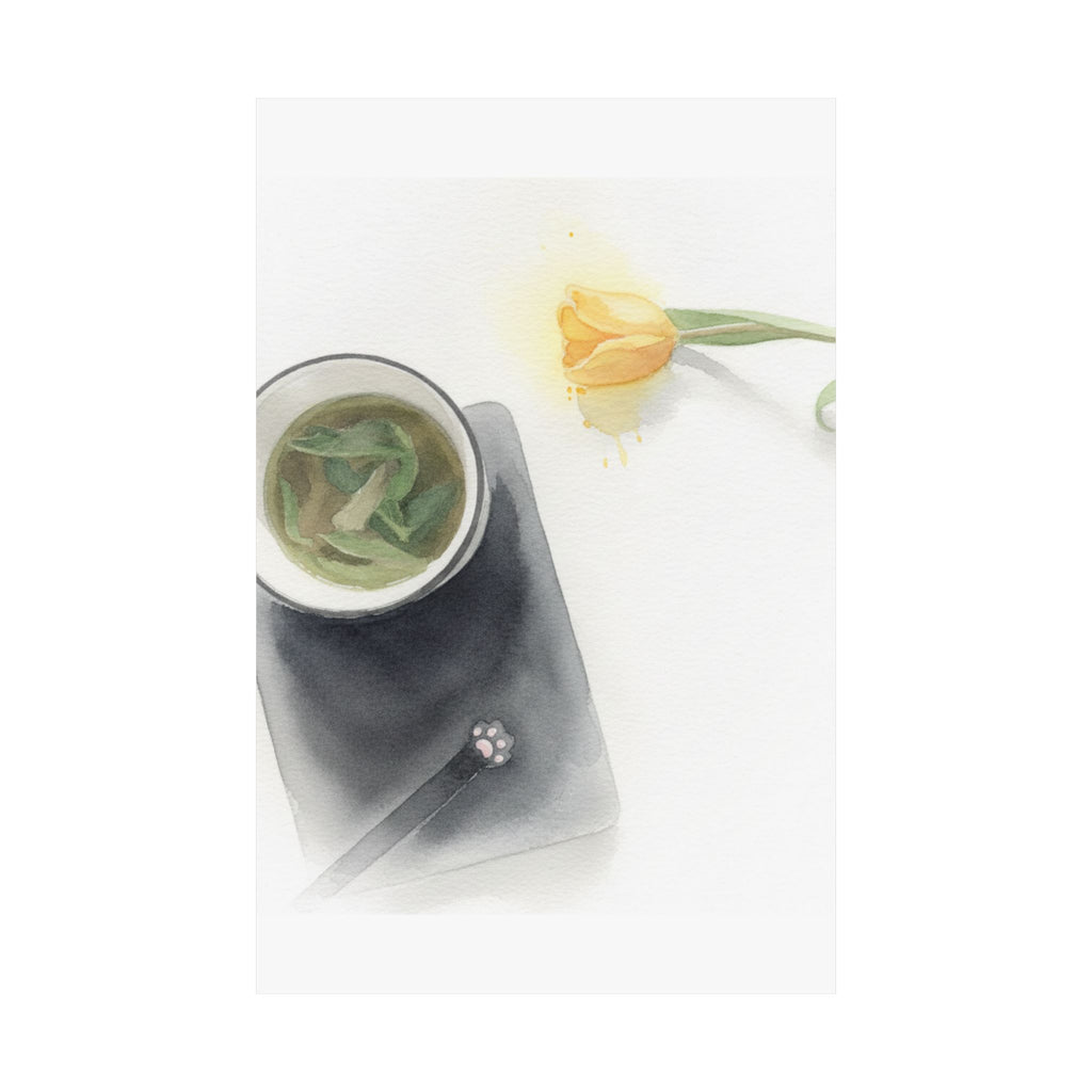 Watercolor — Flower — Matte Poster