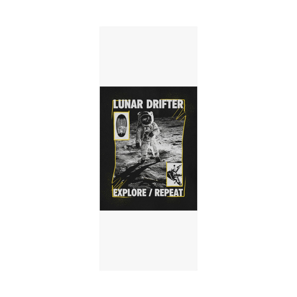 Lunar Drifter Explore / Repeat Astronaut Streetwear Poster