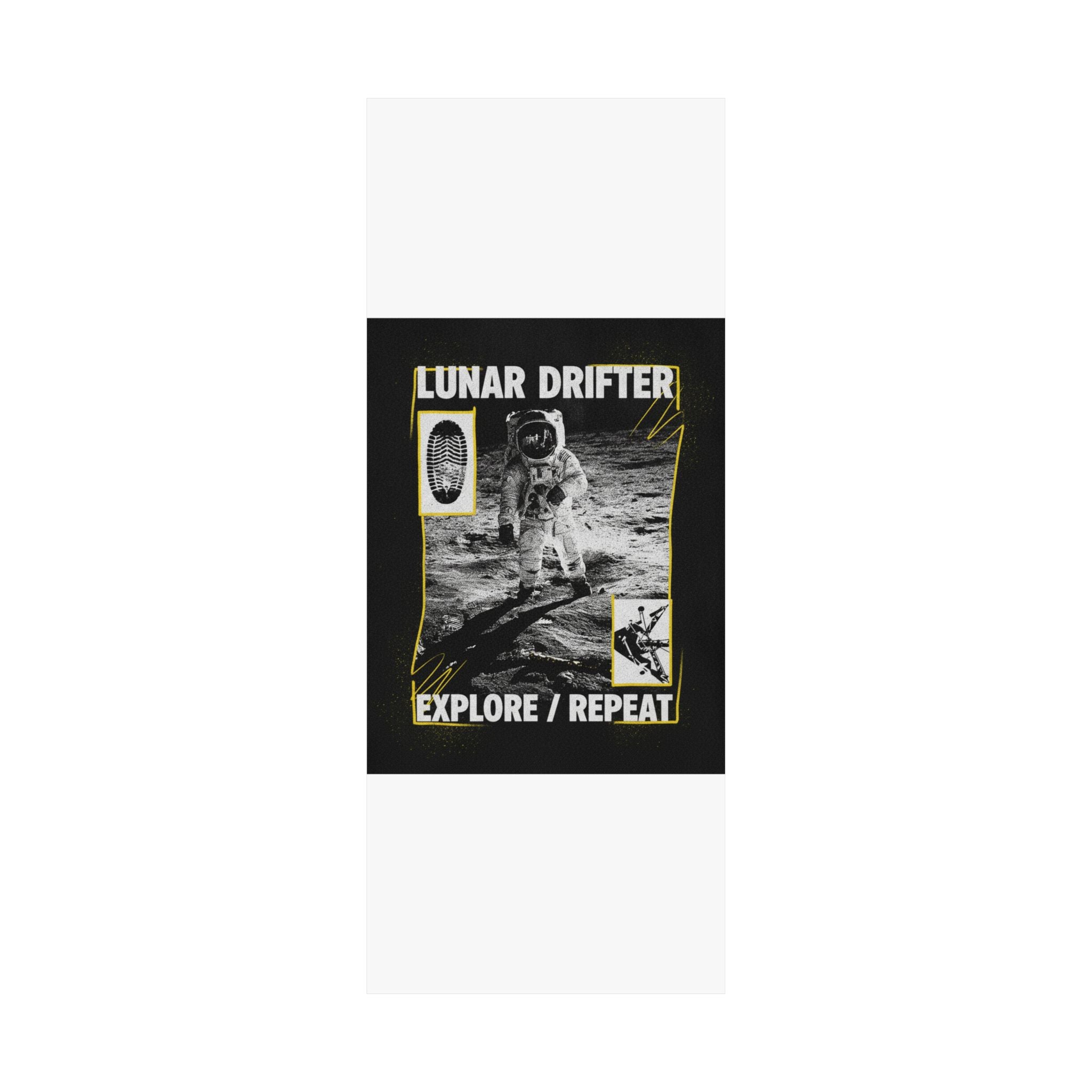 Lunar Drifter Explore / Repeat Astronaut Streetwear Poster