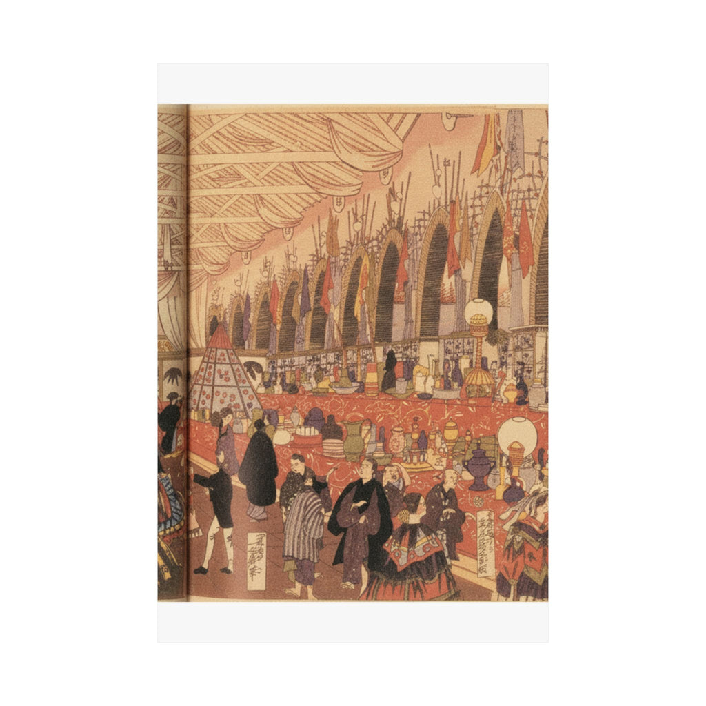 Southern Sunset — Picture Of A Prosperous English Trading Firm In Yokohama — Matte Poster