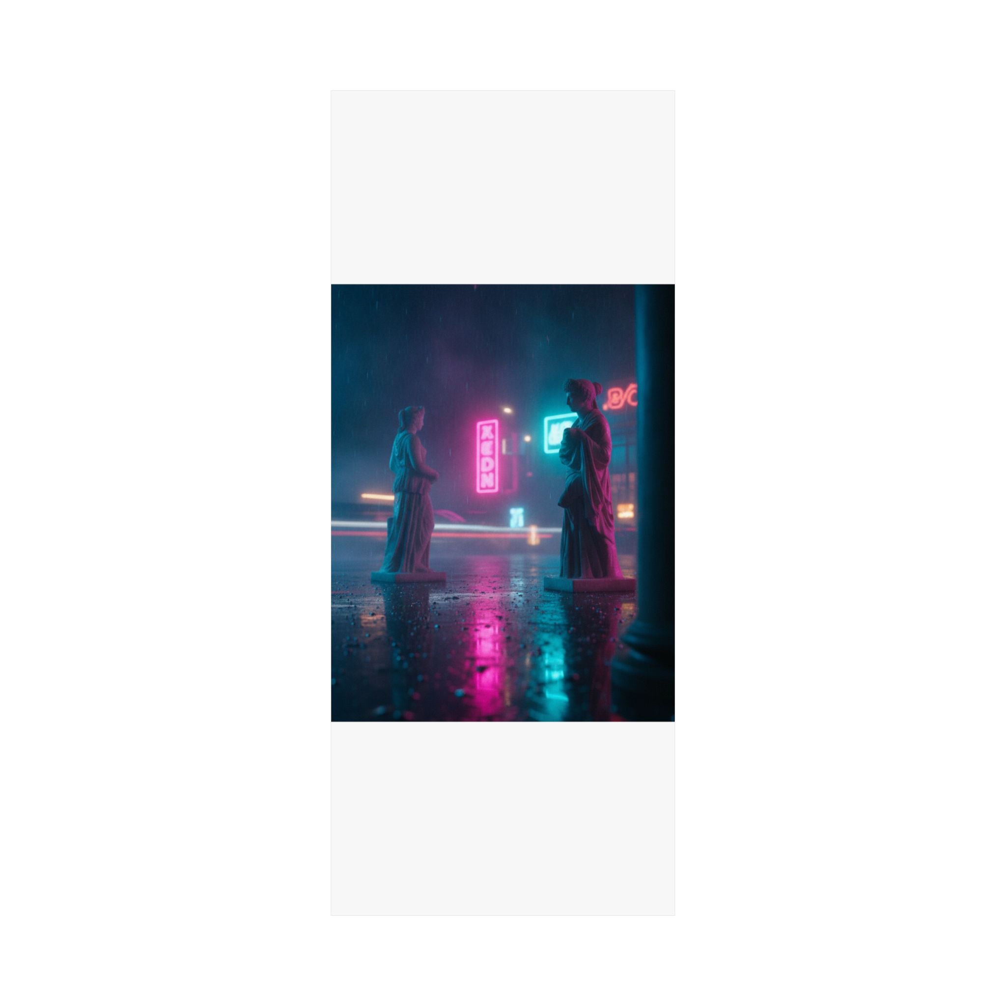 Neon Noir — Person — Matte Poster