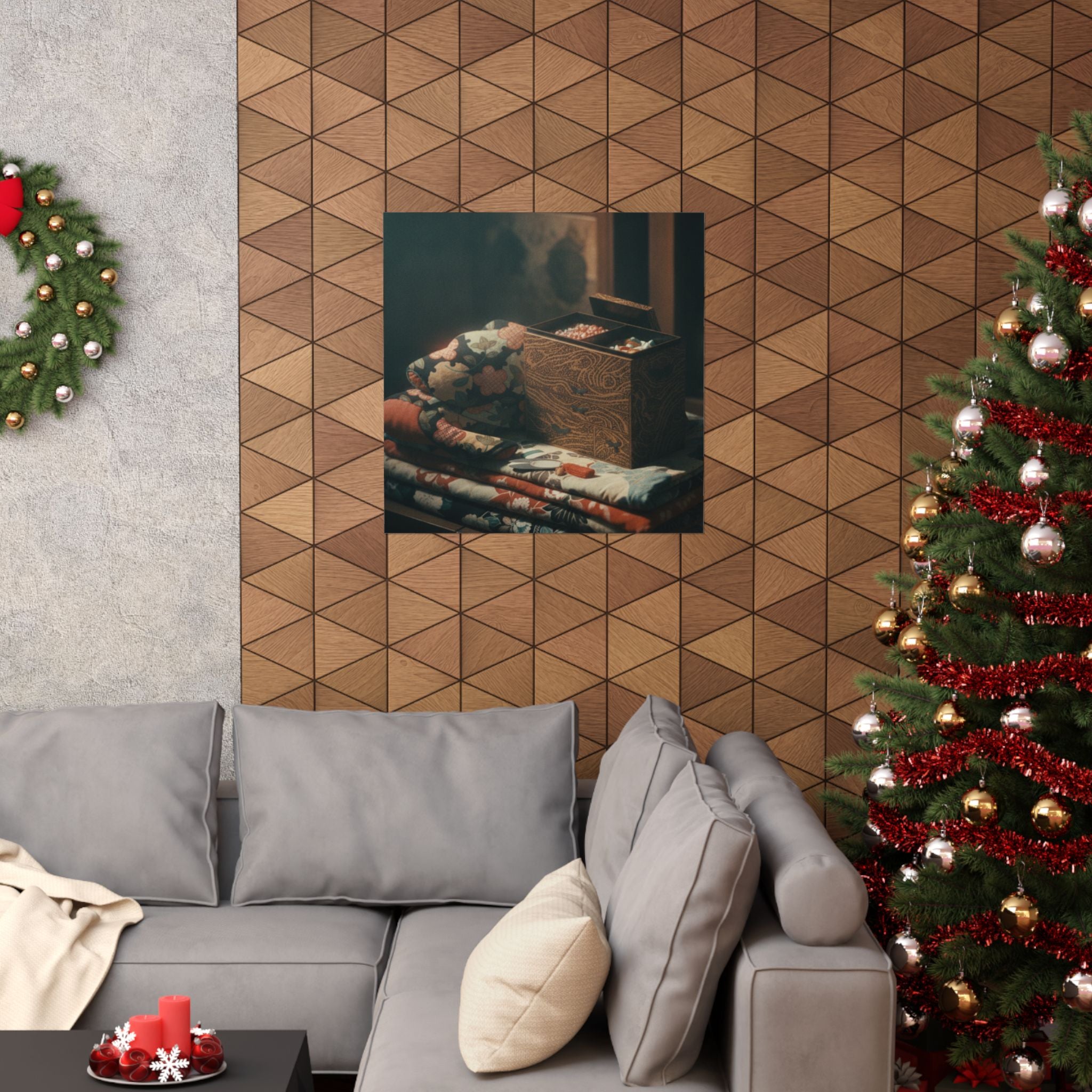 Cinematic — Lady'S Work-Box And Bed Clothing — Matte Poster