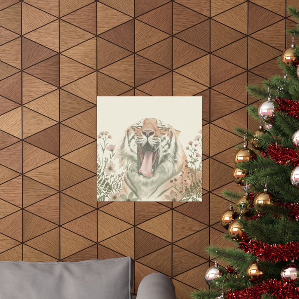 Botanical — Tiger — Matte Poster