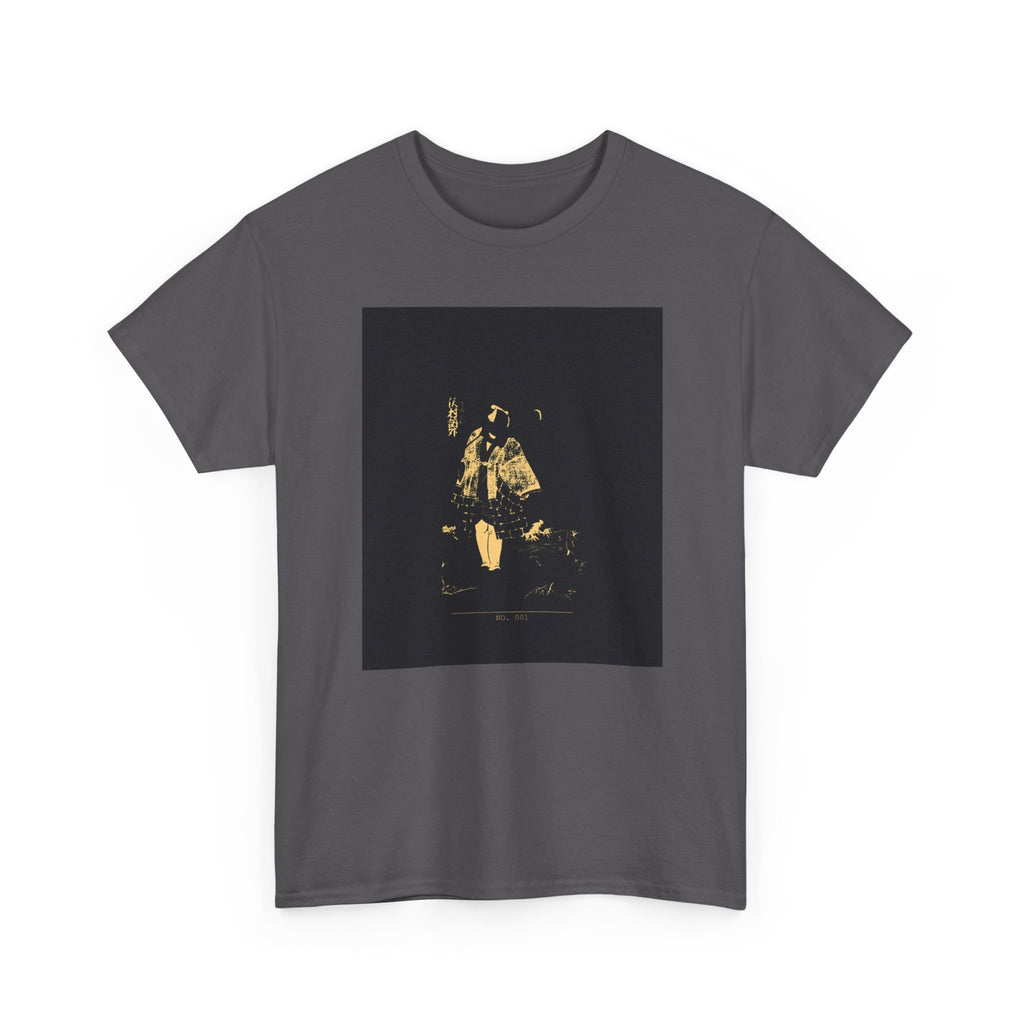 NO. 001 Gold Kabuki Samurai Ukiyo-e Graphic Tee