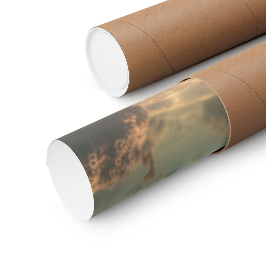 Scenic Nature — Shells Under Water — Matte Poster