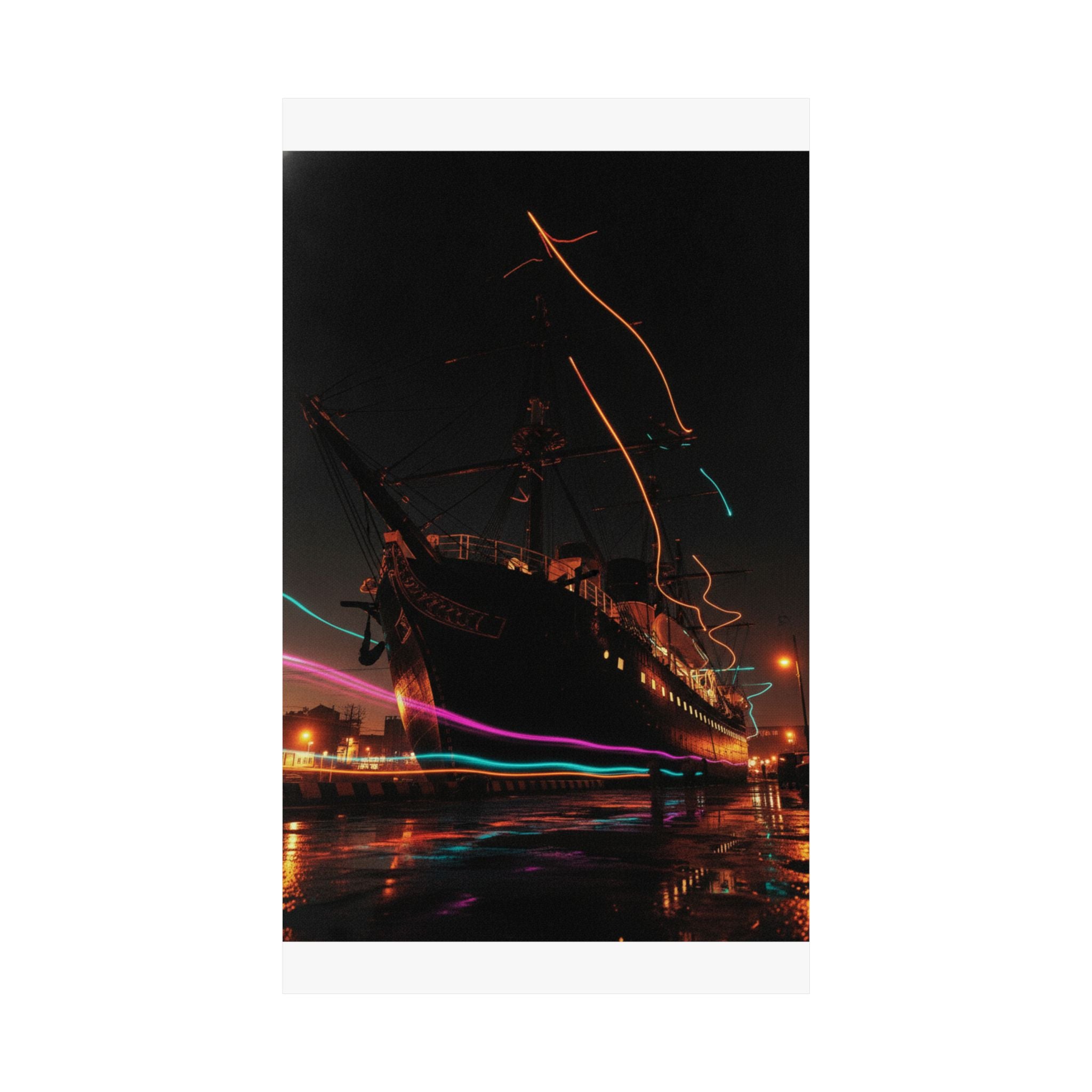 Fast Furious — Yokohama Trade: Picture Of Westerners Shipping Cargo — Matte Poster
