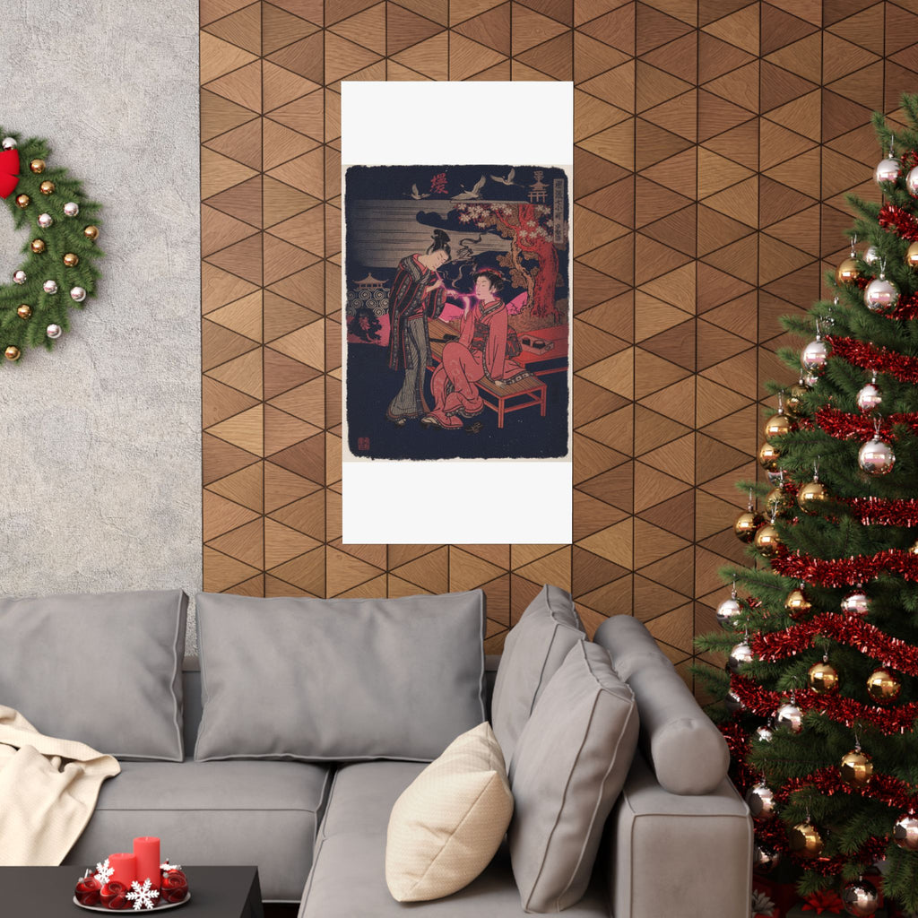 Japanese Street — Sotoba; One Of Seven Komachi — Matte Poster