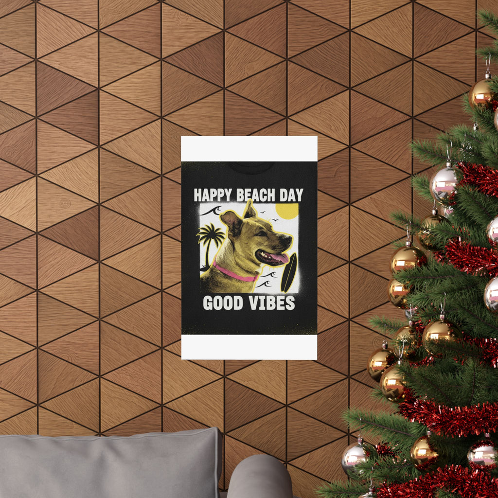 Streetwear Collage — Dog — Matte Poster