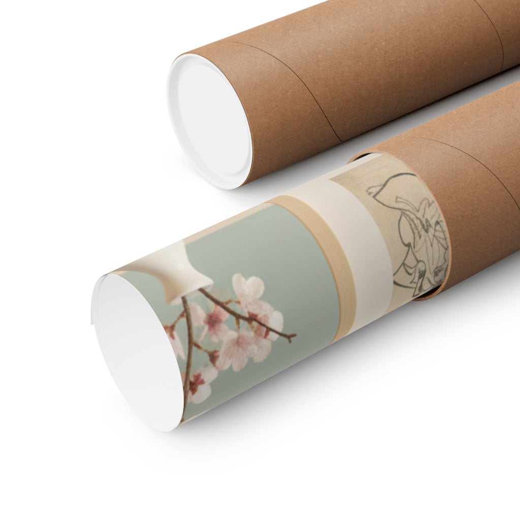 Product Marketing — The Courtesan Takao Leaving Against A Window — Matte Poster