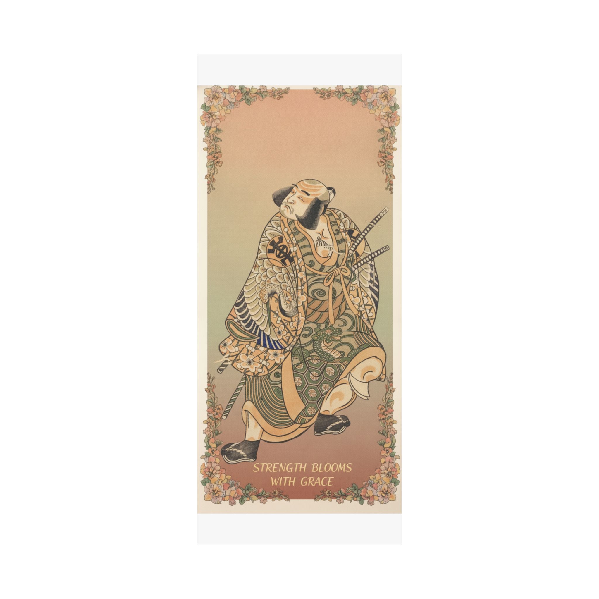 Affirmation — The Actor Nakamura Nakazo As A Warrior — Matte Poster