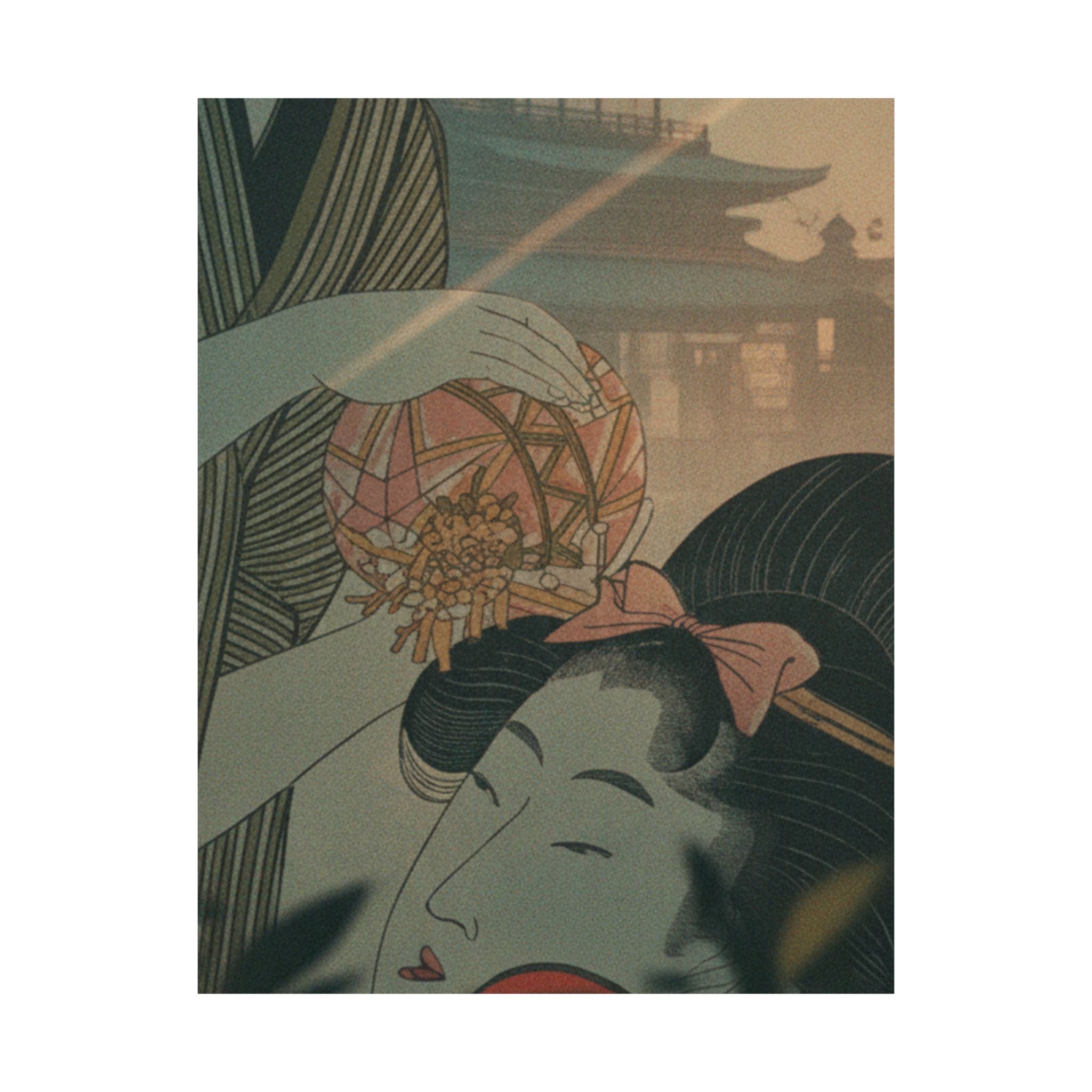 Cinematic — Man And Young Woman With A Ball — Matte Poster