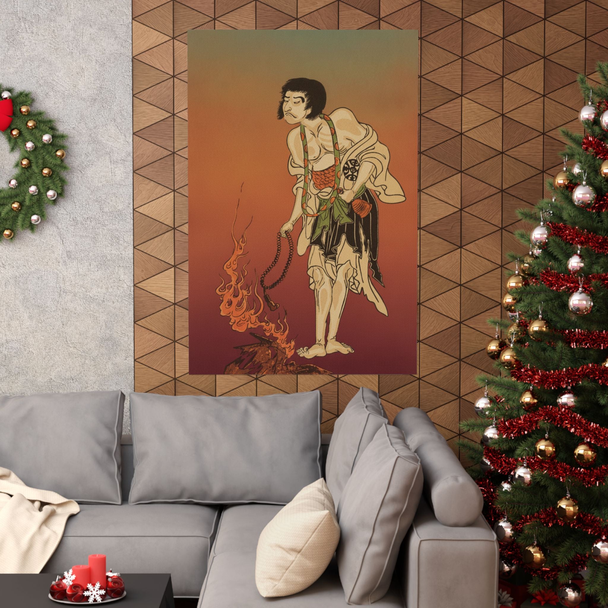 Affirmation — The First Nakamura Nakazo In The Role Of Raigo Ajari, A Buddhist Monk — Matte Poster