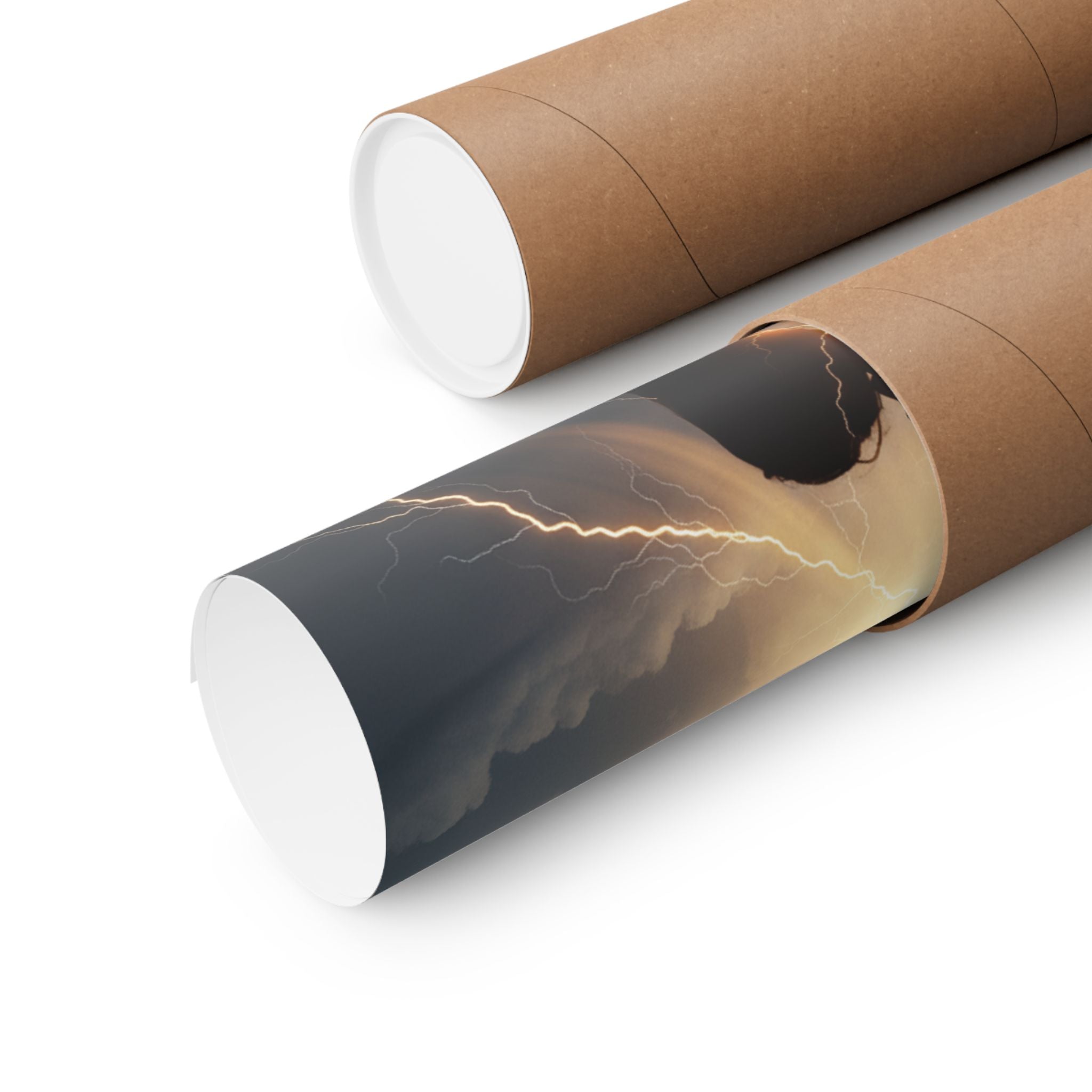 Dramatic Storm — Person — Matte Poster