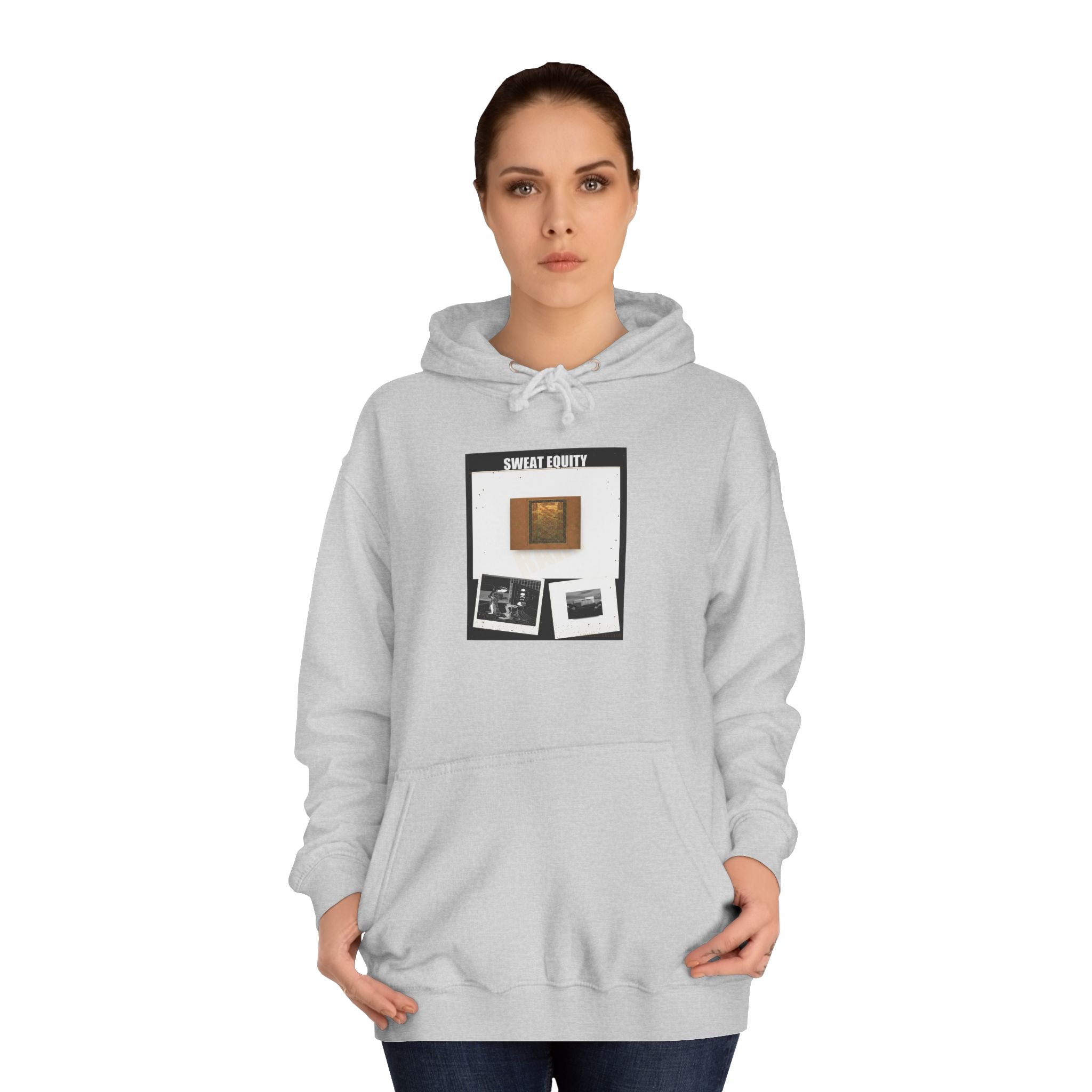 Sweat Equity Photo Collage Poster Pullover Hoodie