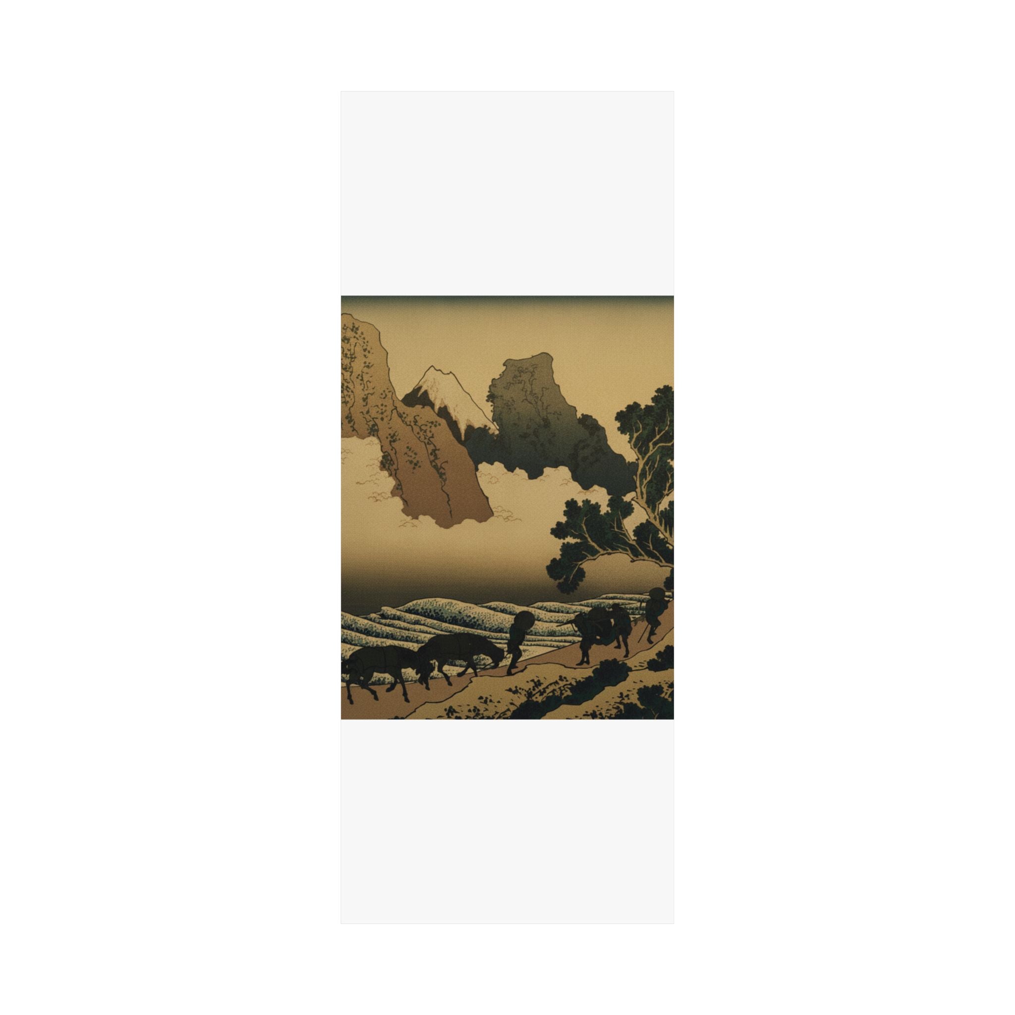 Scenic Nature — View From The Other Side Of Fuji From The Minobu River (Minobugawa Ura Fuji), Fr — Matte Poster