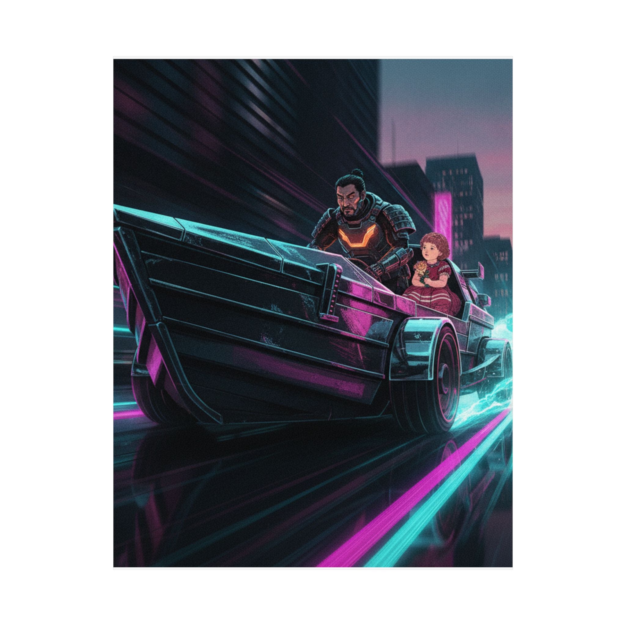 Fast Furious — 'Black Ship' (Kurofune), Illustration From Bugei Kurabu (Literary Club) — Matte Poster
