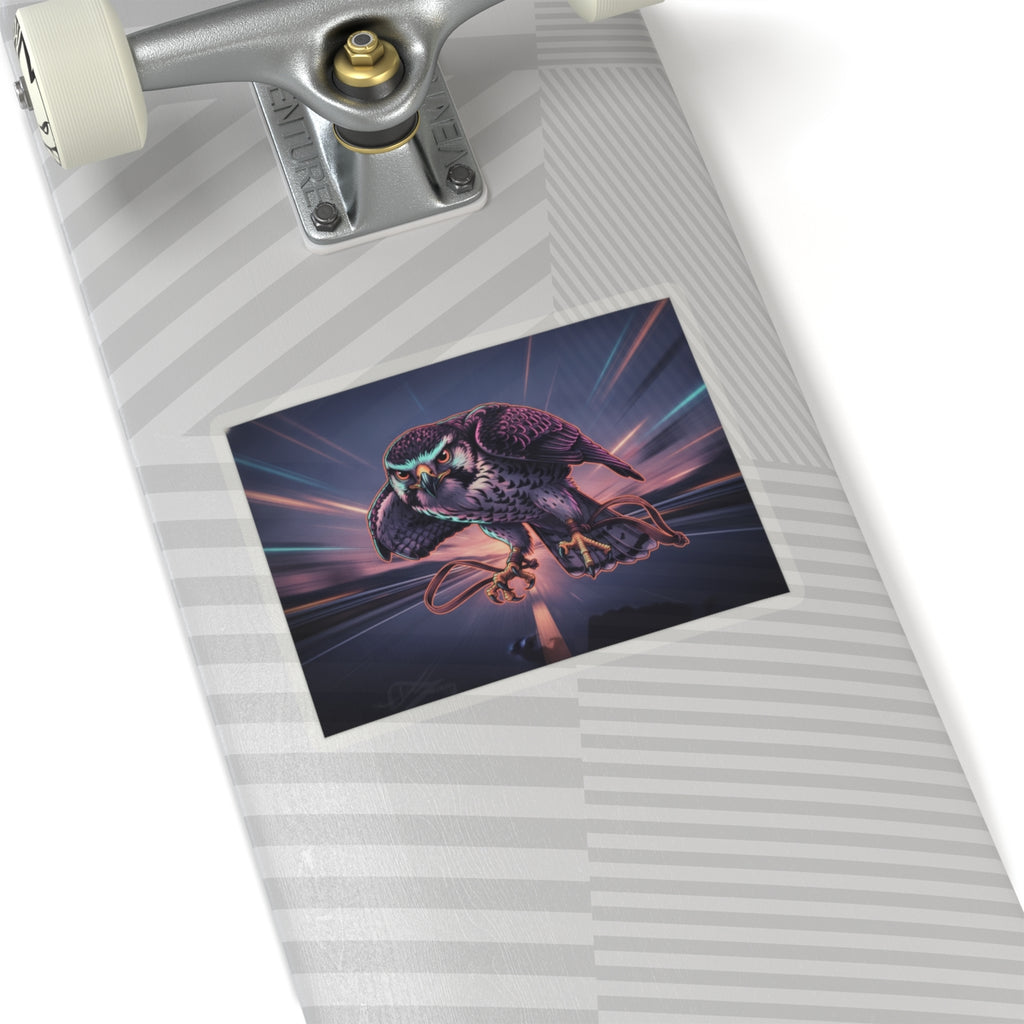 Fast Furious — Hawk Tied To Perch — Kiss-Cut Sticker
