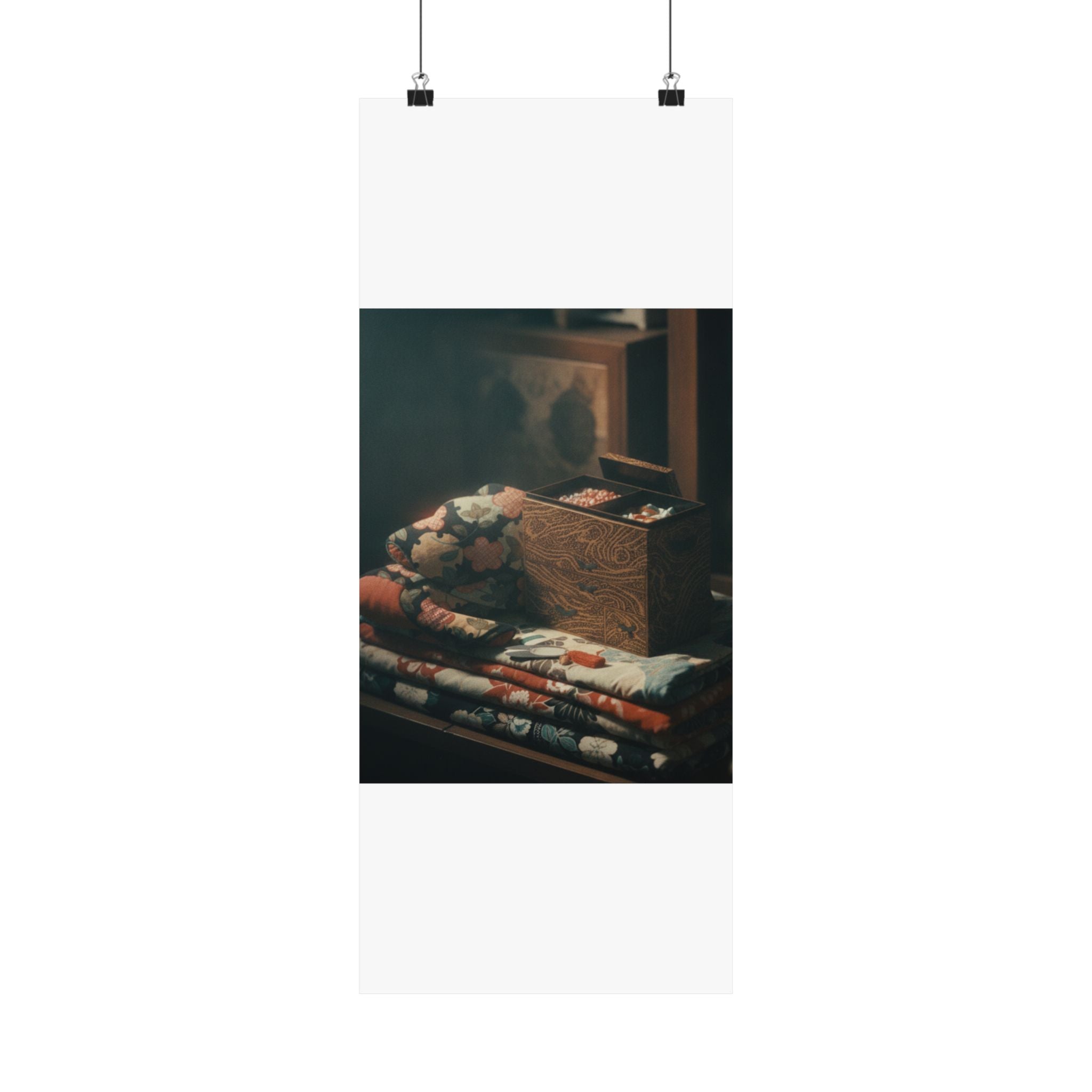 Cinematic — Lady'S Work-Box And Bed Clothing — Matte Poster