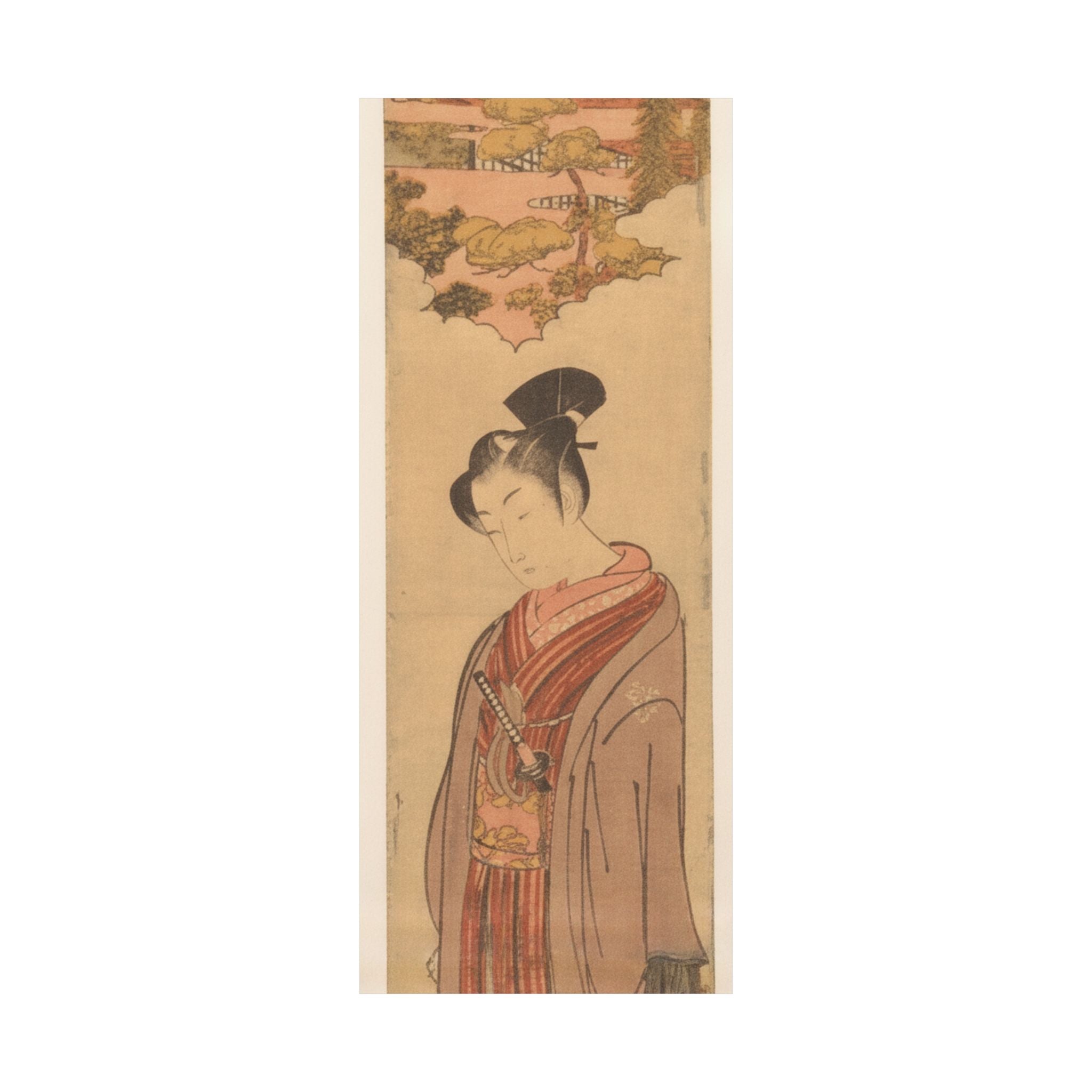Southern Sunset — Young Man Strolling Near The Sea — Matte Poster