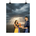 Dramatic Storm — Person — Matte Poster