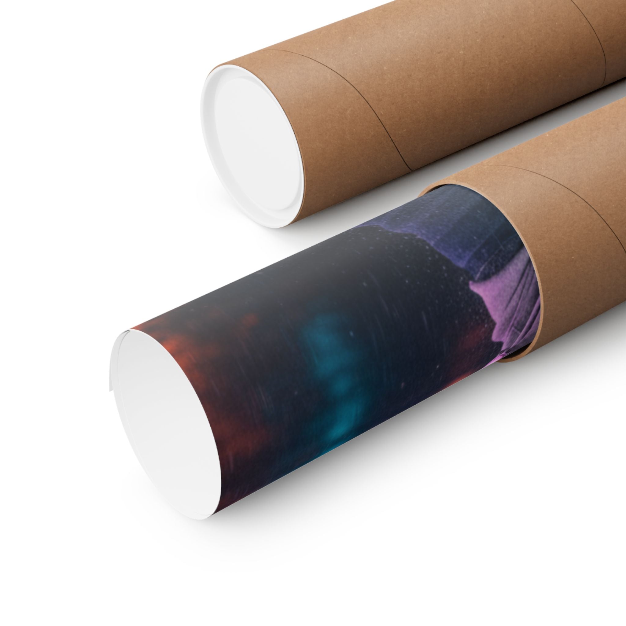 Neon Noir — Person — Matte Poster