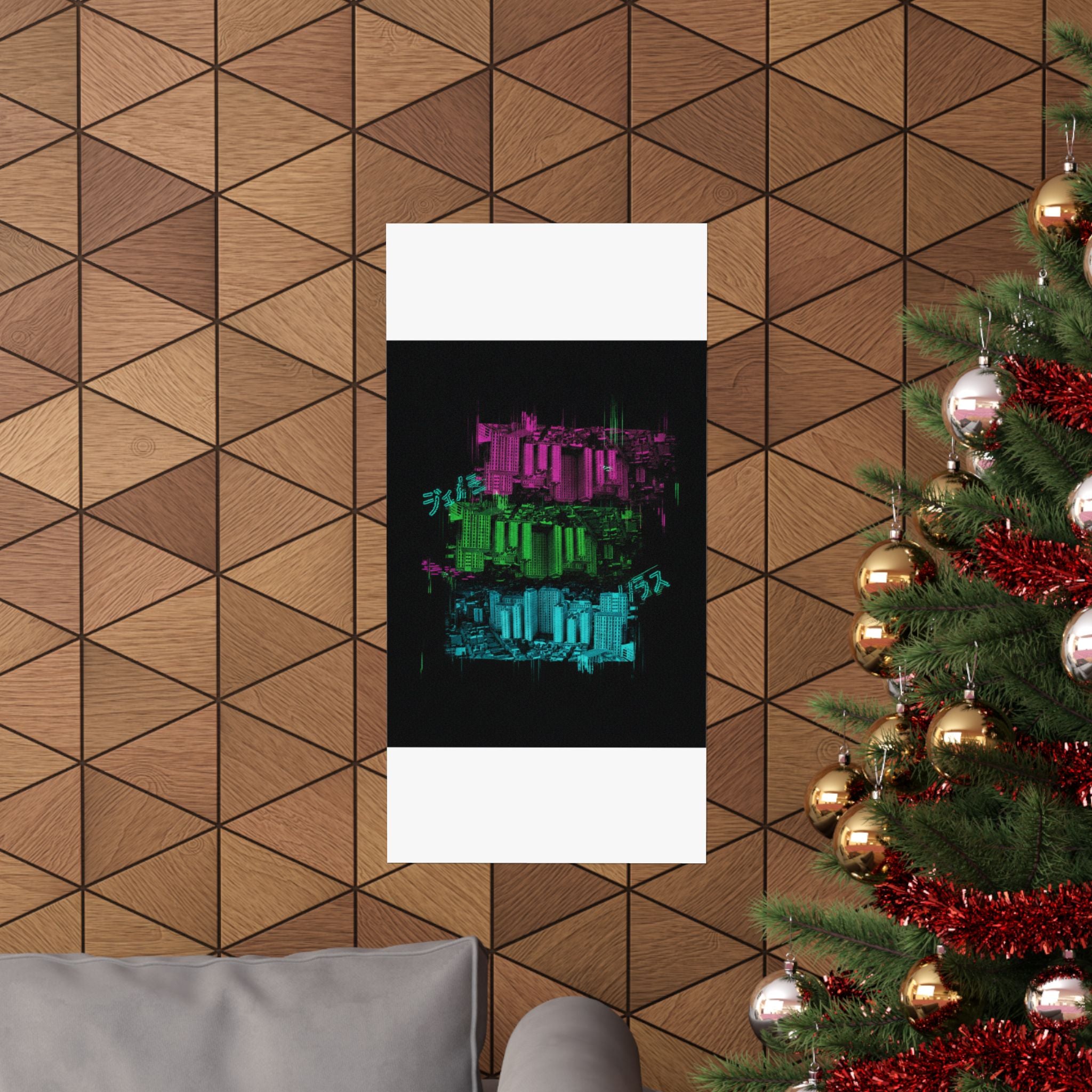 Glitch Culture — Cityscape — Matte Poster