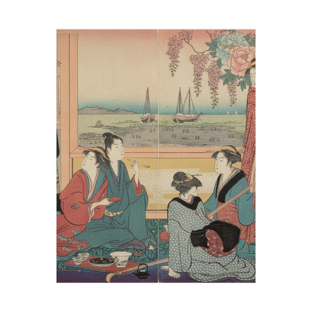 Affirmation — Teahouse In Shinagawa — Matte Poster