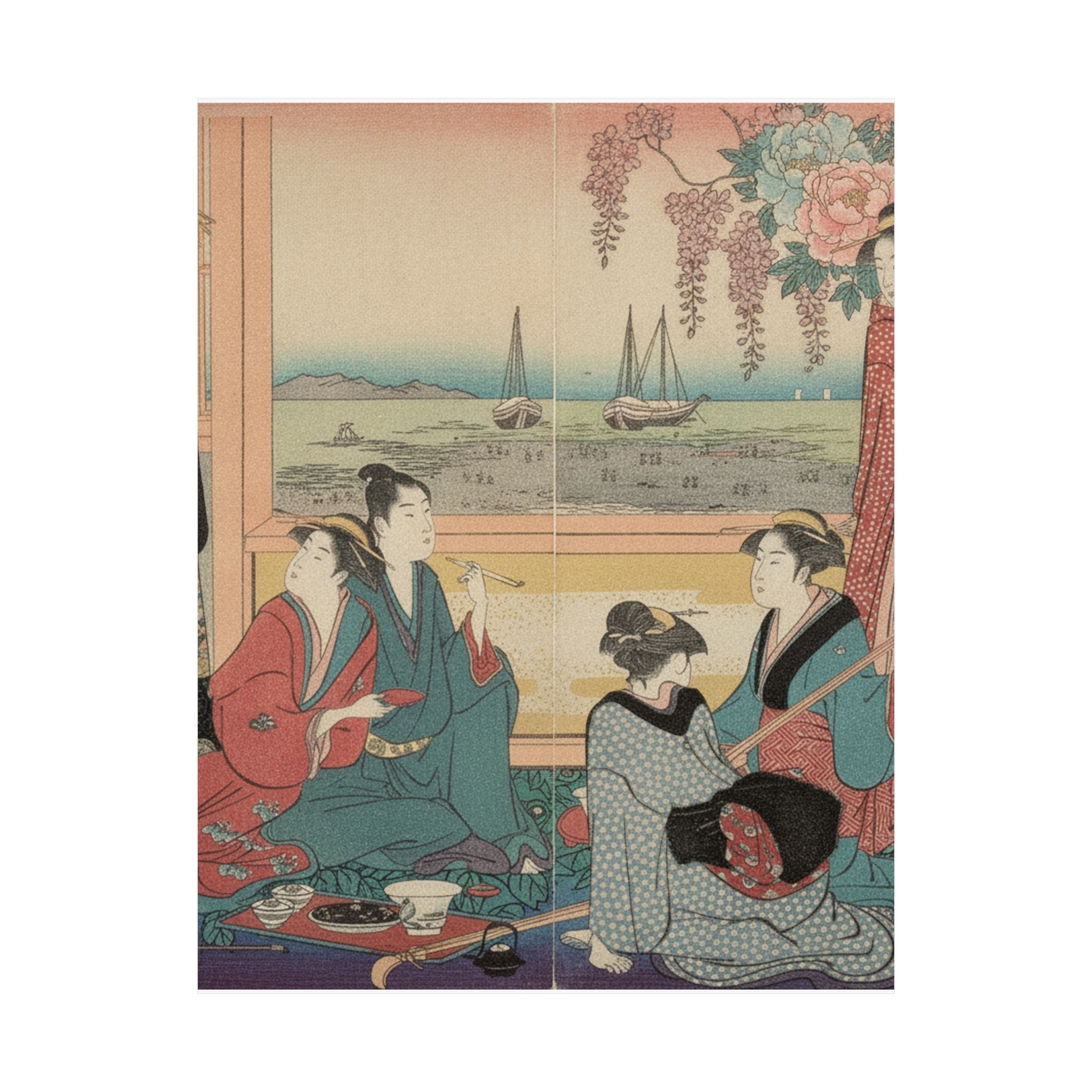 Affirmation — Teahouse In Shinagawa — Matte Poster
