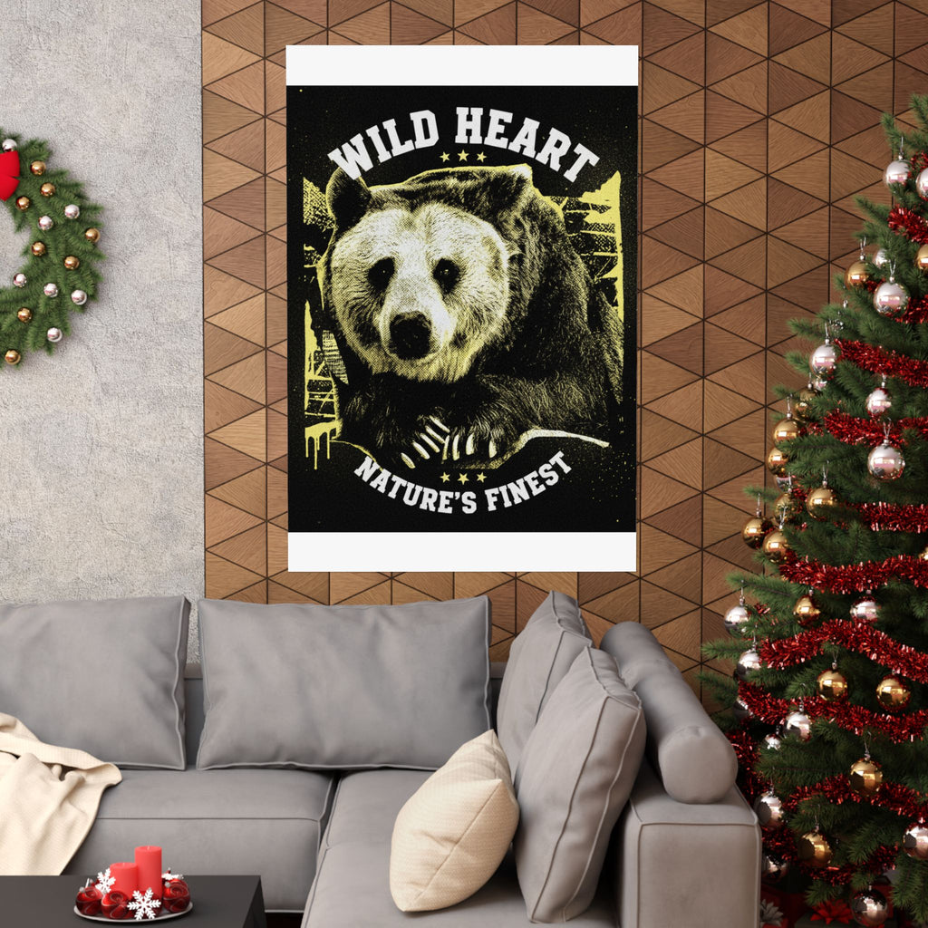 Streetwear Collage — Bear — Matte Poster