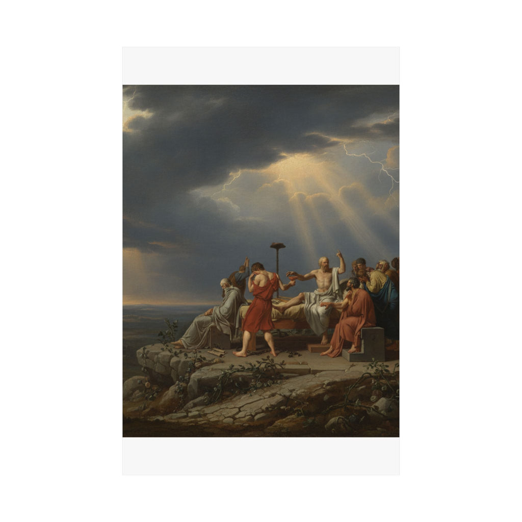 Dramatic Storm — Person — Matte Poster