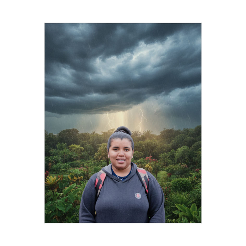 Dramatic Storm — Person — Matte Poster — Poster 2