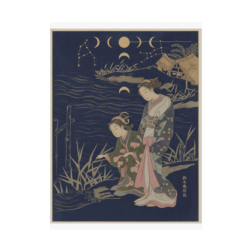 Celestial — Two Young Ladies At The Shore — Matte Poster