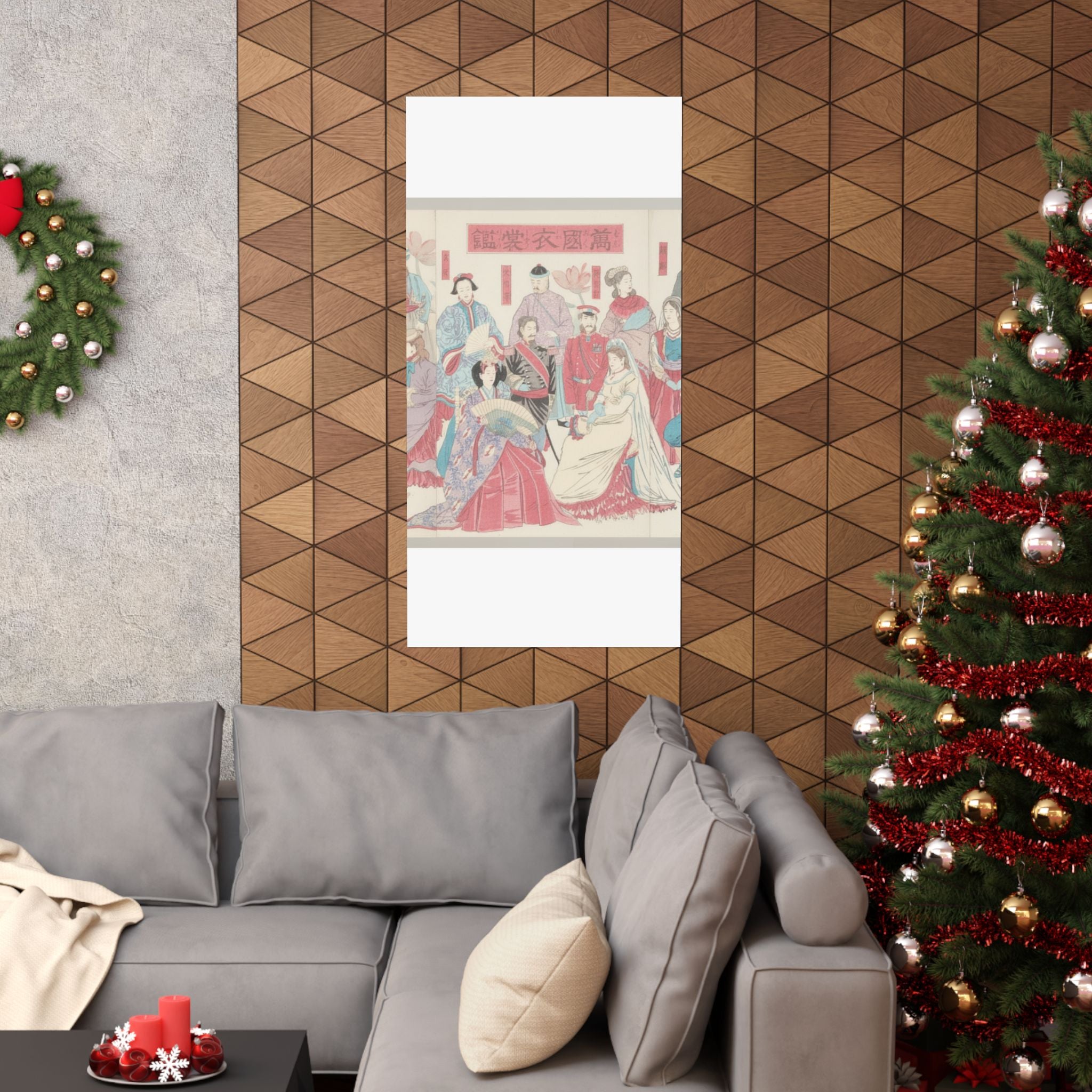 Watercolor — Mirror Of National Costumes Of All Nations  (Bankoku Ishō Kagami) — Matte Poster