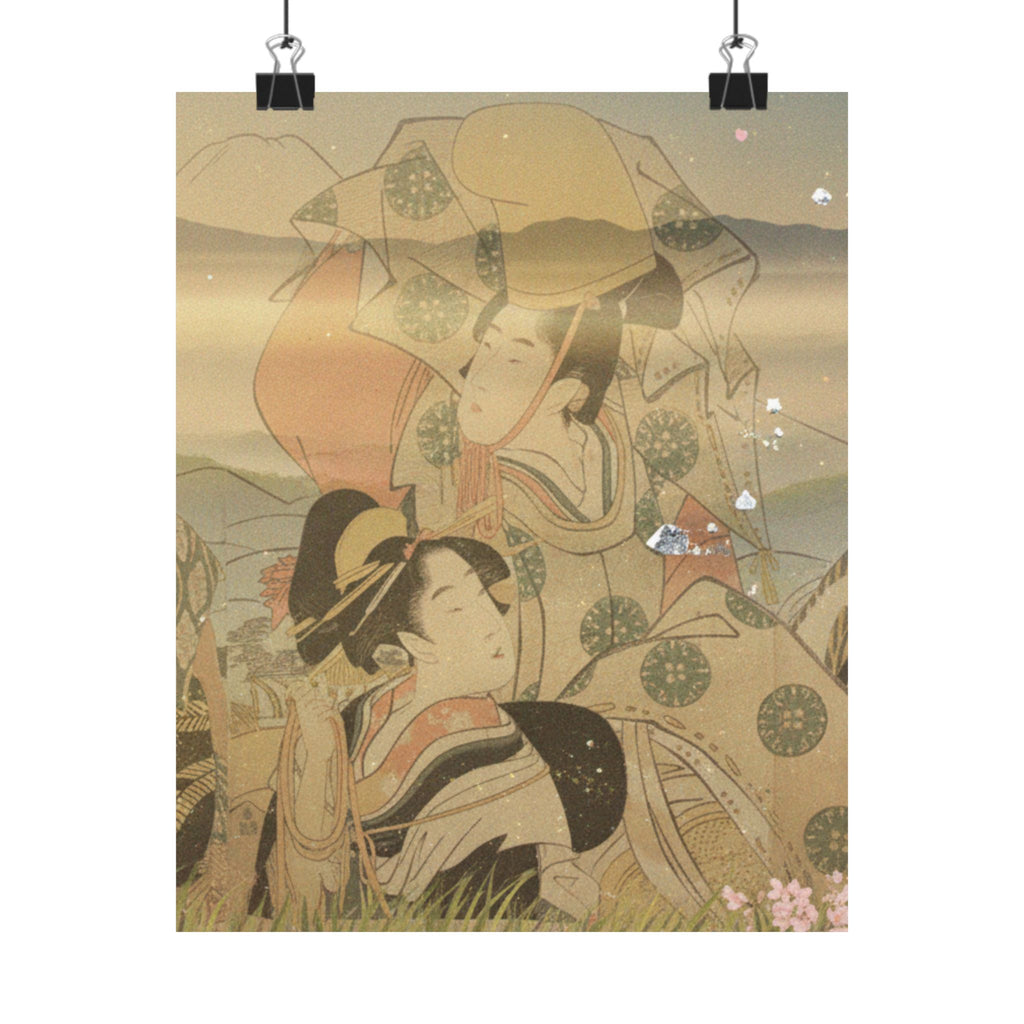 Scenic Nature — Narihira'S Journey To The East — Matte Poster