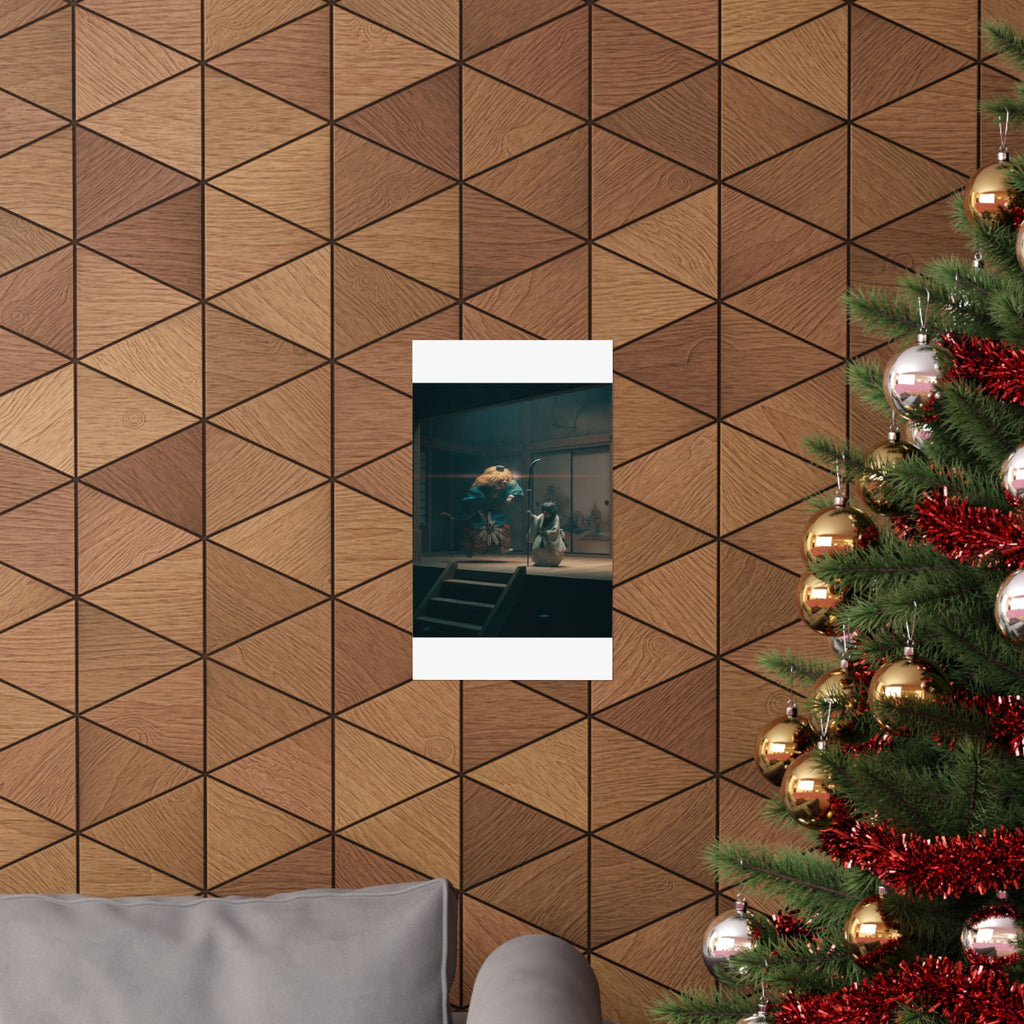 Cinematic — Scene From Noh Dance — Matte Poster
