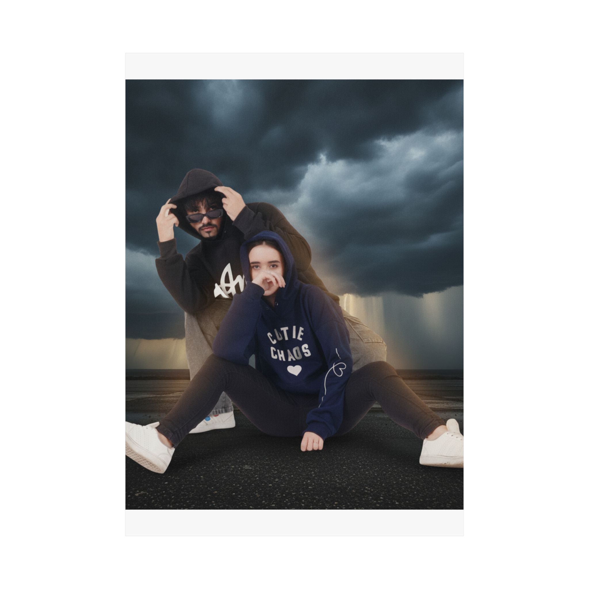 Dramatic Storm — People — Matte Poster