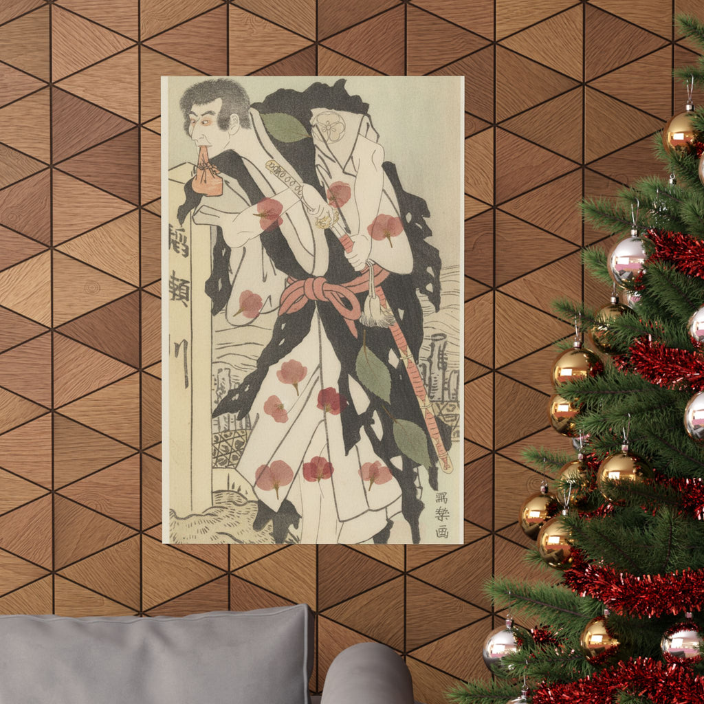 Botanical — Morita Kanya Viii As Kawachi Kanja, Disguised As Genkaibo — Matte Poster
