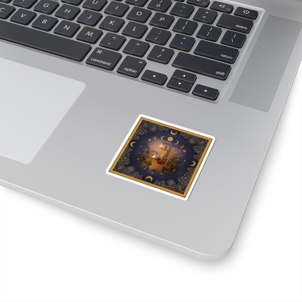 Celestial — Candle — Kiss-Cut Sticker