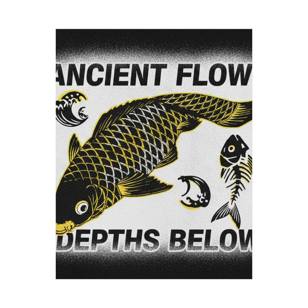 Streetwear Collage — Koi — Matte Poster