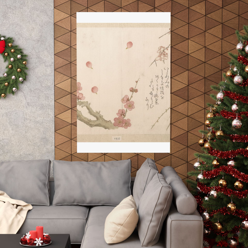 Botanical — Plum Blossom — Matte Poster