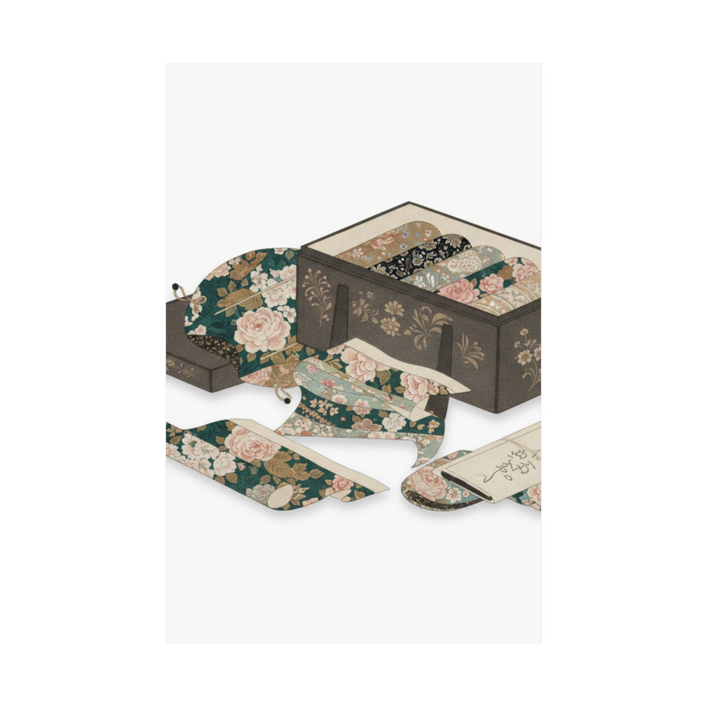 Ecommerce Main — Box With Draperies — Matte Poster