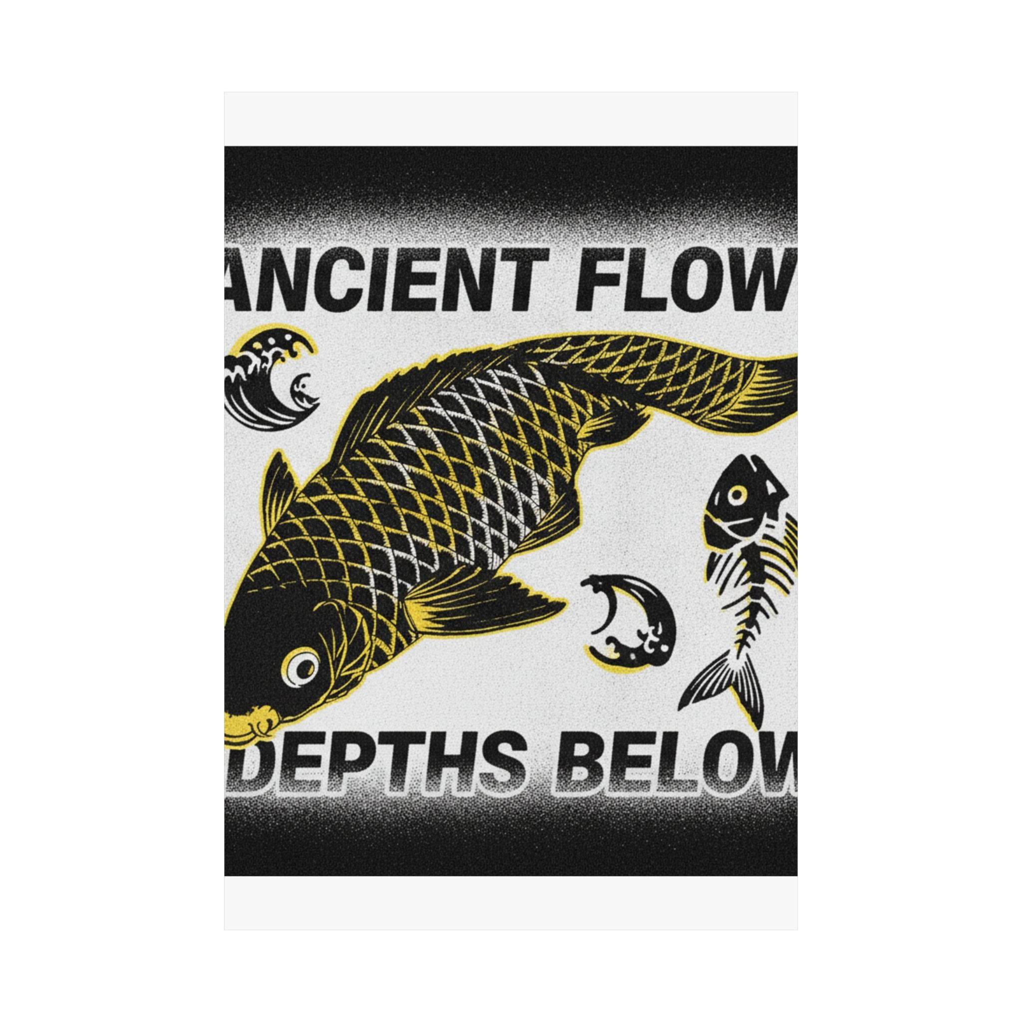 Streetwear Collage — Koi — Matte Poster